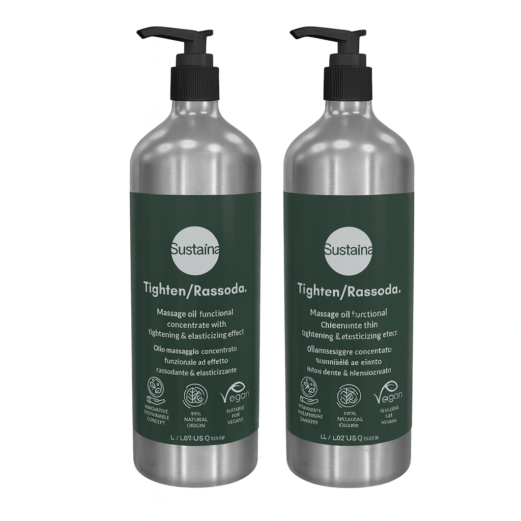 "SPECIAL OFFER 2 PIECES" SUSTAINA Tighten/Rassoda Massage oil functional concentrate with tightening & elasticizing effect 500ml