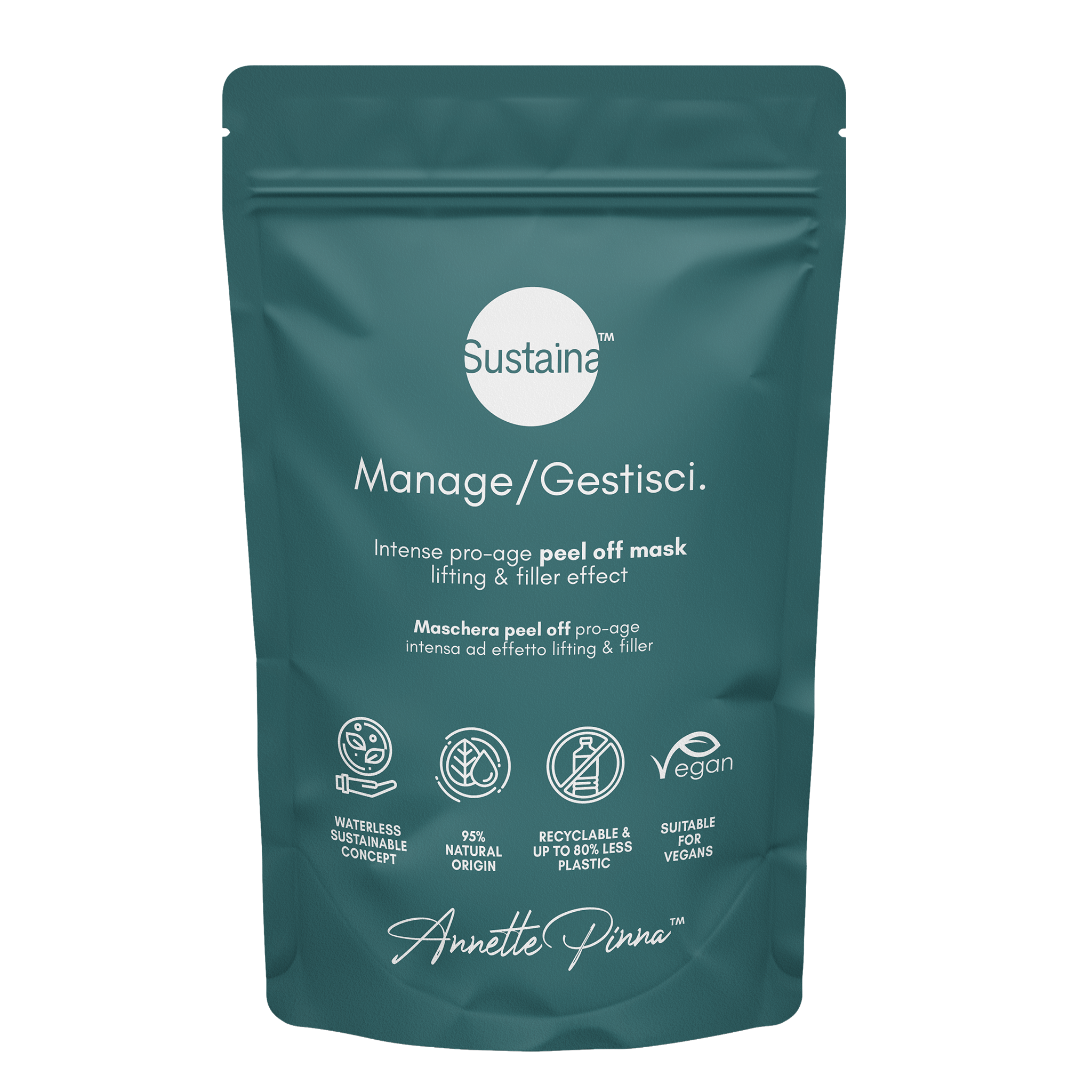 SUSTAINA Manage/Gestisci Intense pro-age peel off mask lifting & filler effect 500ml PRO