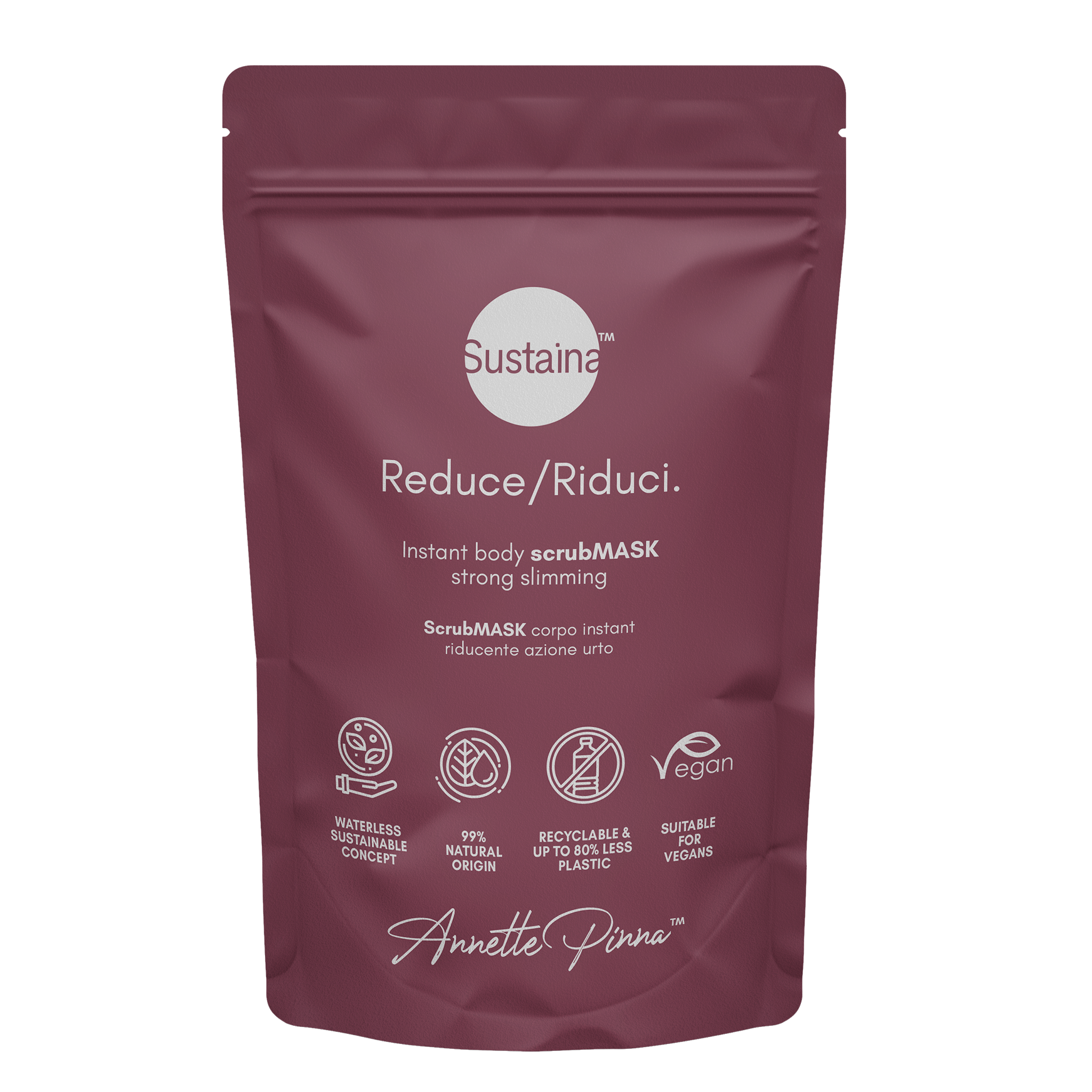 SUSTAINA Reduce/ Riduci. Instant scrubMASK strong slimming 720g PRO