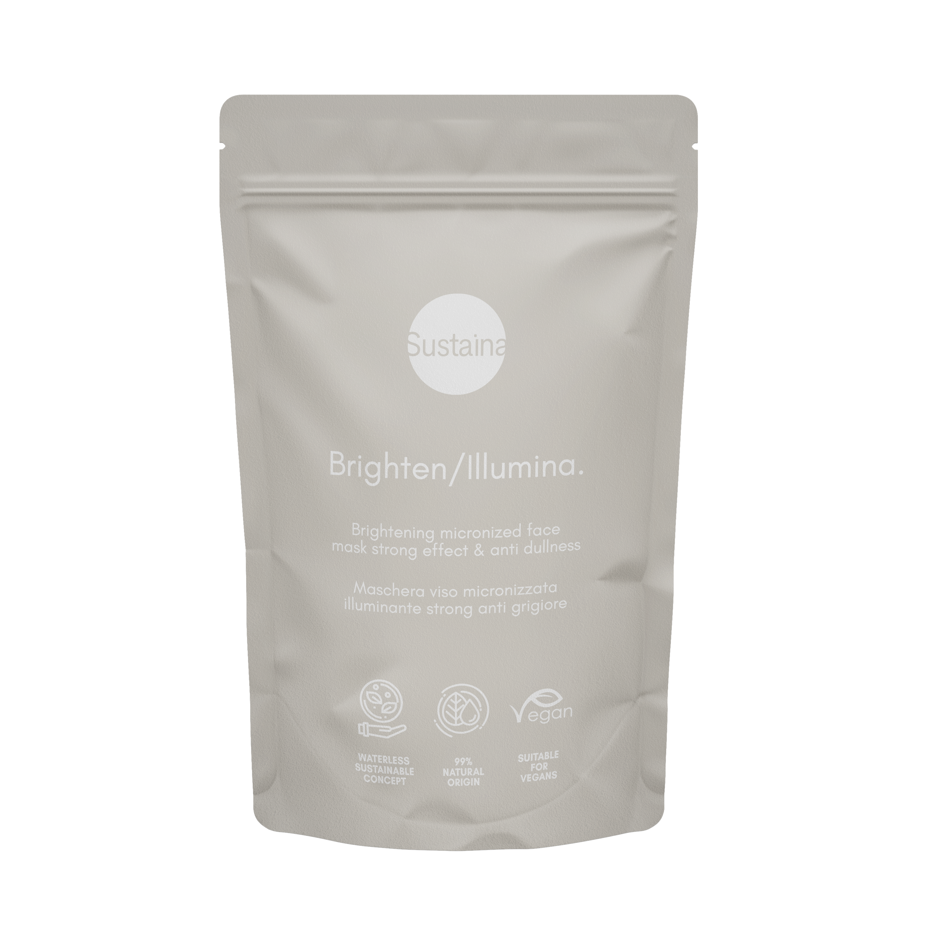 SUSTAINA Brighten/ Illumina. Brightening micronized face mask strong effect & anti dullness PRO 180ml