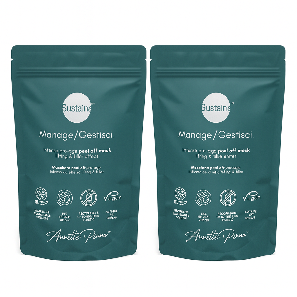 "SPECIAL OFFER 2 PIECES" SUSTAINA Manage/Gestisci Intense pro-age peel off mask lifting & filler effect 500ml PRO