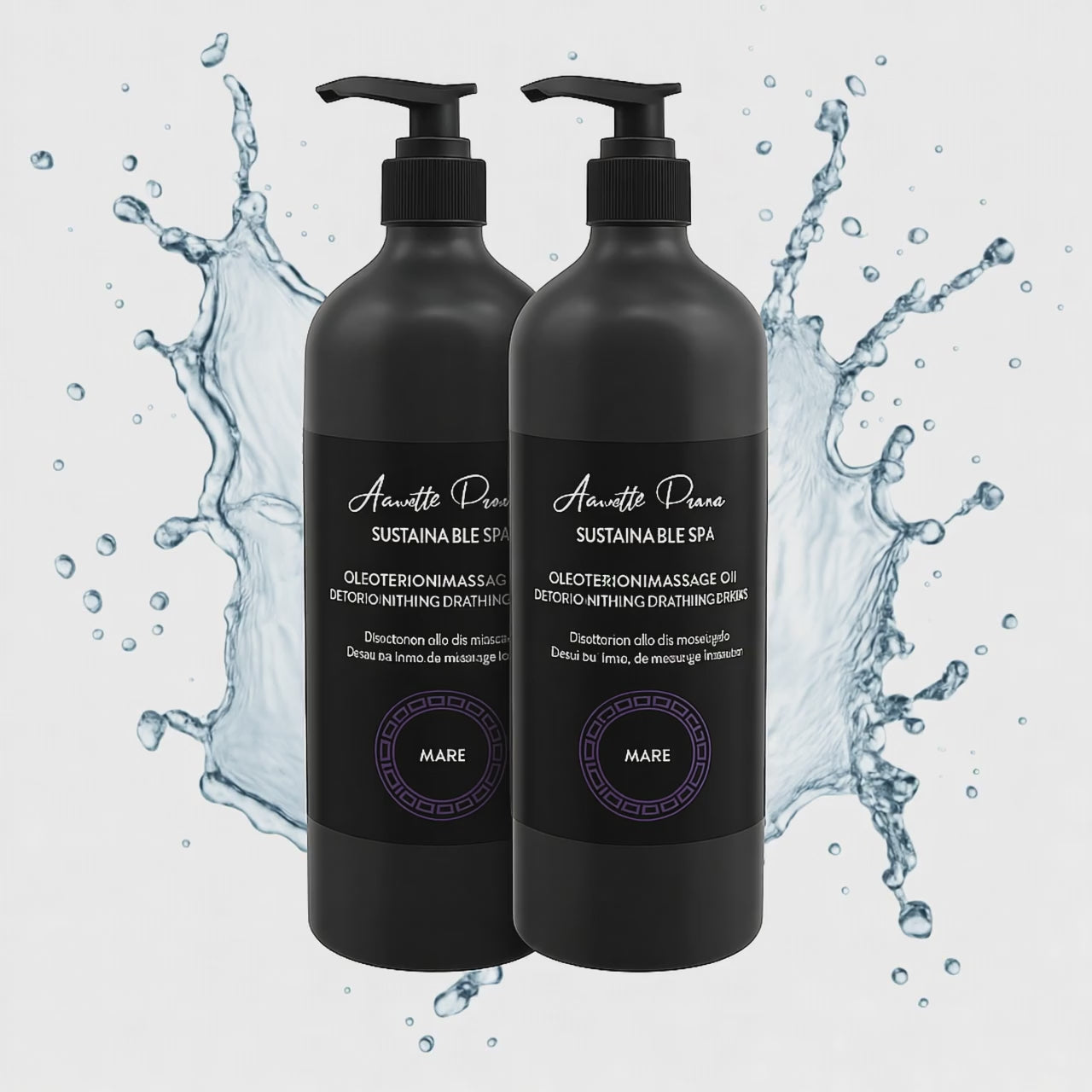 Load video: &quot;SPECIAL OFFER 2 PIECES&quot;  MARE Oleoterion detox tonifying body massage oil 500ml